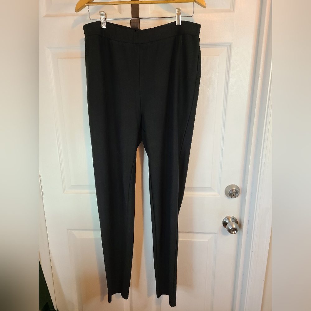APII Woman's High Waist Workout Pants, Size: 9 Color: Black